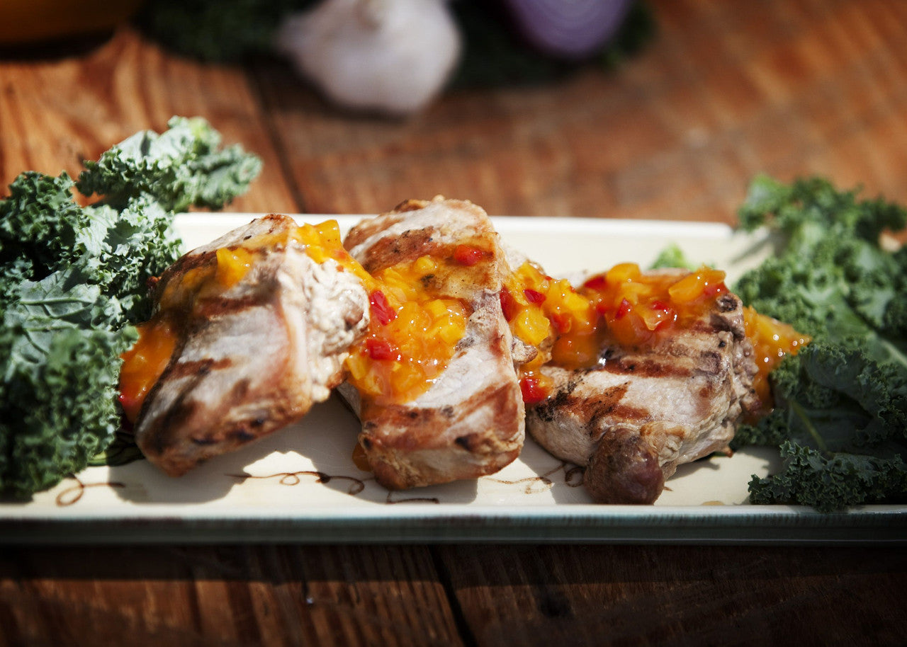 2 - Stripling's Boneless Stuffed Pork Chops - Appr 8 oz each