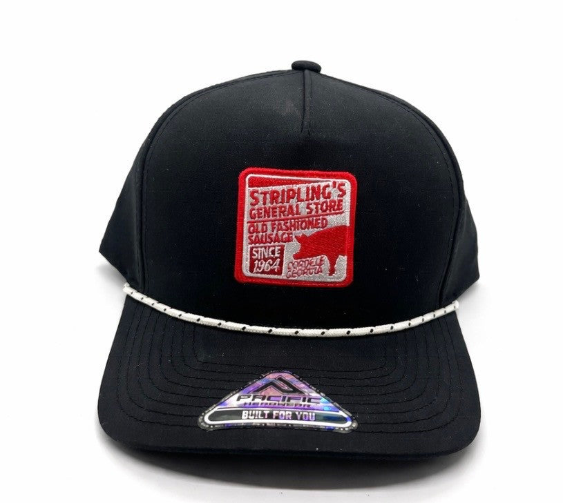 Stripling's Black Rope Hat