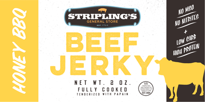 Stripling's Sweet Heat Honey BBQ Beef Jerky