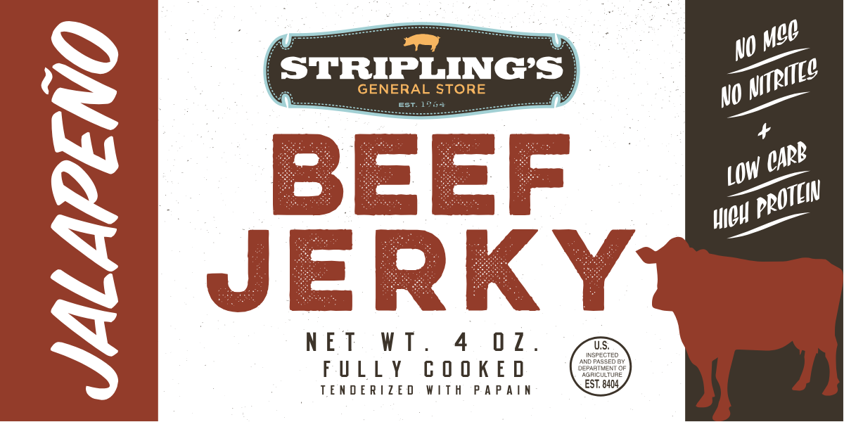 Stripling's Jalapeno Beef Jerky
