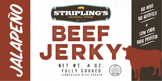 Stripling's Jalapeno Beef Jerky