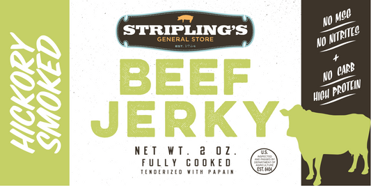Stripling's Hickory Smoked Beef Jerky