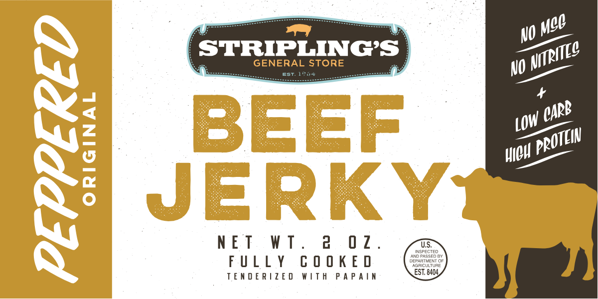 Stripling's Peppered(Original) Beef Jerky