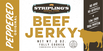 Stripling's Peppered(Original) Beef Jerky