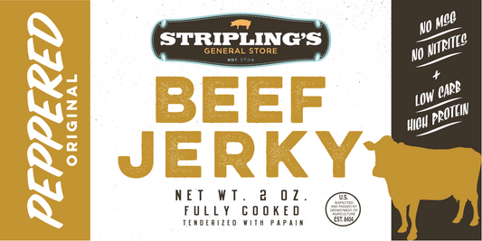 Stripling's Peppered(Original) Beef Jerky