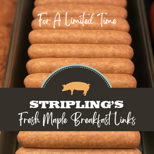 Stripling's Fresh Maple Breakfast Links