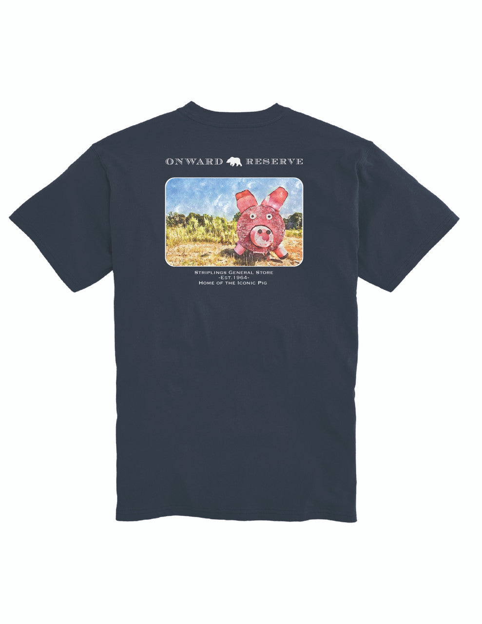 Onward Reserve Striplings T-Shirt (Wash Demin Pig)