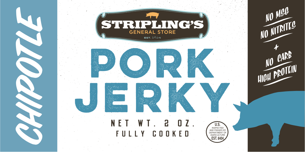 Stripling's Chipotle Pork Jerky