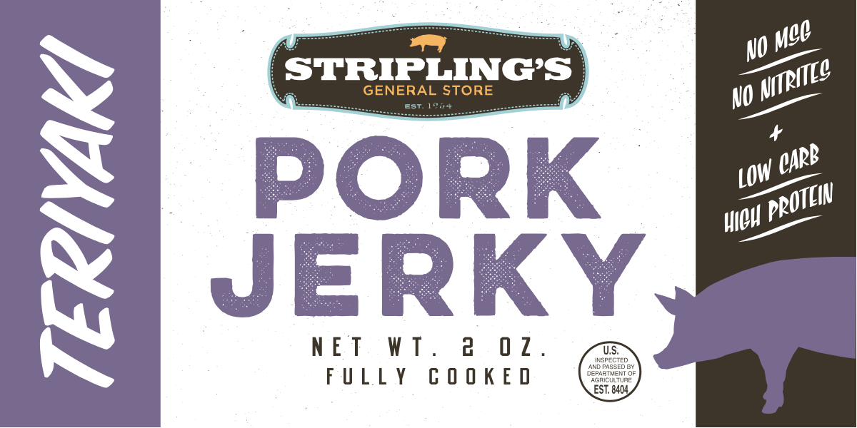 Stripling's Teriyaki Pork Jerky