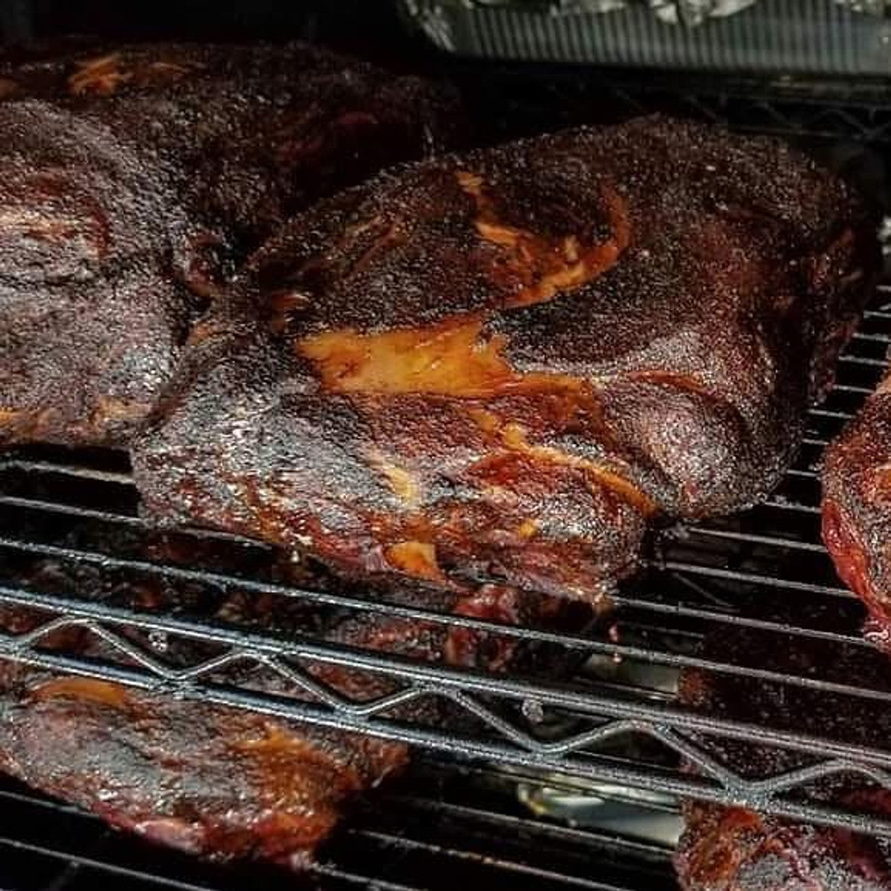 Ready-to-serve smoked Boston butt