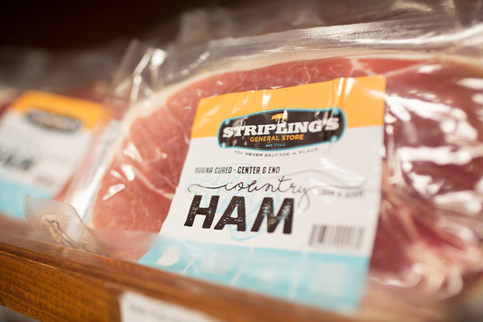 Stripling's Sliced Sugar Cured Cook & Serve Ham 1lb & 2lb