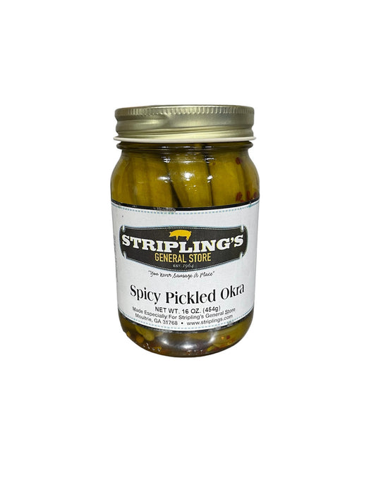 Stripling's Spicy Pickled Okra